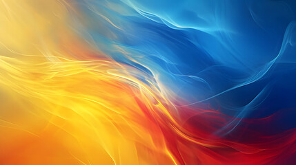 An ethereal blend of vibrant colors swirl together in a mesmerizing display, evoking a sense of wonder and contemplation through abstract vector art