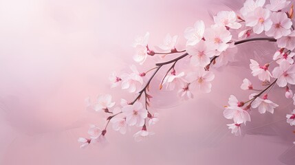 petals floral pink background illustration bloom blossom, spring summer, feminine pastel petals floral pink background