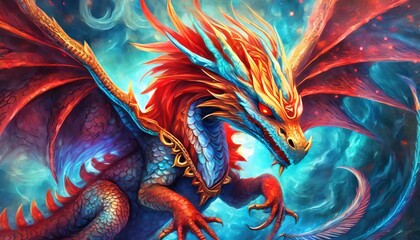 Mythical Phoenix Dragon