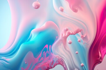 A Pastel Dance of Dreamy Abstraction