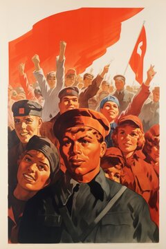 Soviet Union propaganda poster