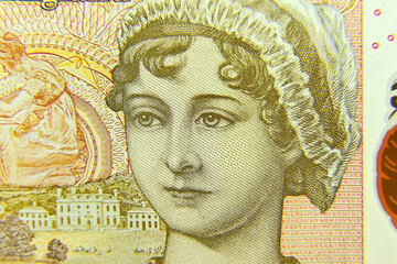 London, UK, 2 January 2024: Close up of the reverse of a £10 note from the United Kingdom...