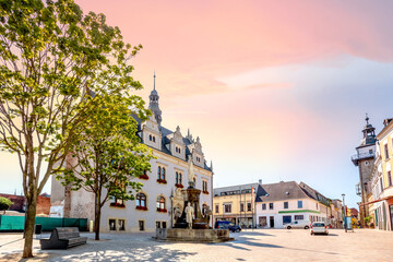 Rathaus, Schoenebeck, Sachsen Anhalt, Deutschland 