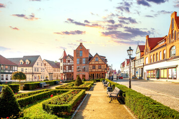 Altstadt von Tangermünde, Sachsen Anhalt, Deutschland 