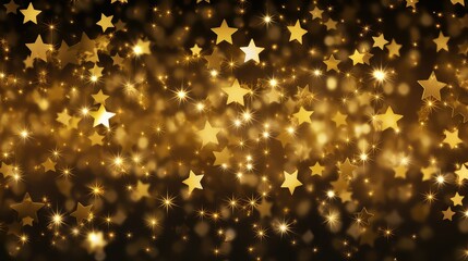 celestial gold stars background illustration metallic sparkle, elegant glamorous, celestial celestial celestial gold stars background