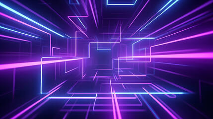 Fototapeta premium Modern digital abstract 3D background, abstract lines background
