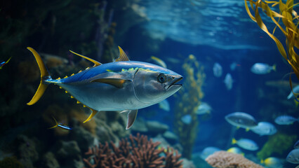 Tuna in a Grand Aquarium