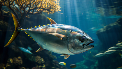 Tuna in a Grand Aquarium