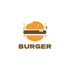 Burger Logo Food Ready to Eat Snacks