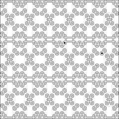 Abstract shapes.Patterns from lines.White wallpaper. Vector graphics for design, textile, decoration, cover, wallpaper, web background, wrapping paper, fabric, packaging. Repeating pattern.