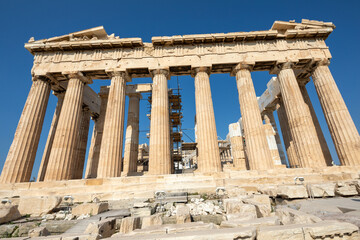 Acropolis of Athens. Ancient architecture of Greece.