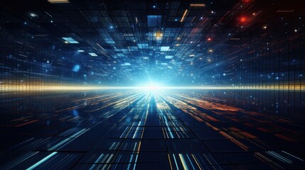 Processing of Data and Information in Spacetime IT Background