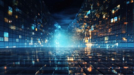 Processing of Data and Information in Spacetime IT Background