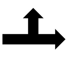 arrows on white background 