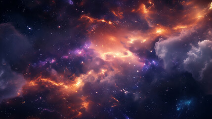 a star explosion in space