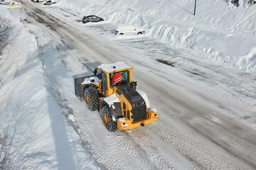 Winter road clearing snowplow - 711108392