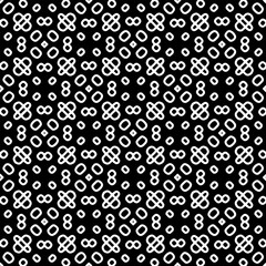 
White background with black pattern. Seamless texture for fashion, textile design,  on wall paper, wrapping paper, fabrics and home decor. Simple repeat pattern.