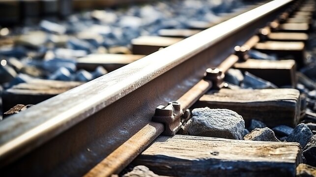 railroad track., railroad track,