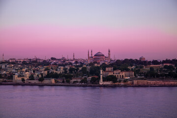 View of Istanbul Bosphorus on sunrise. - 711112169