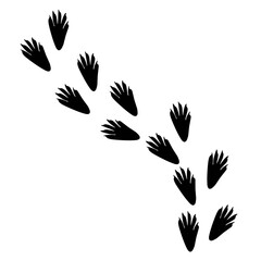 animal footprint icon