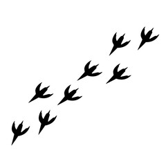 animal footprint icon