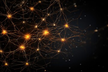 Obraz premium Human Brain Energy vibrant Brain Bulb light bulb. Neuronal network neurons creative, colorful, and glowing creativity, innovation, insightful axon idea generation, moments of epiphany and brilliance. 