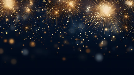 Obraz premium Fireworks background for celebration, holiday celebration concept