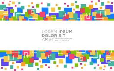 Modern colorful geometric background, wallpaper, cover, banner, trendy geometric shapes, design vector template editable and resizable EPS 10.