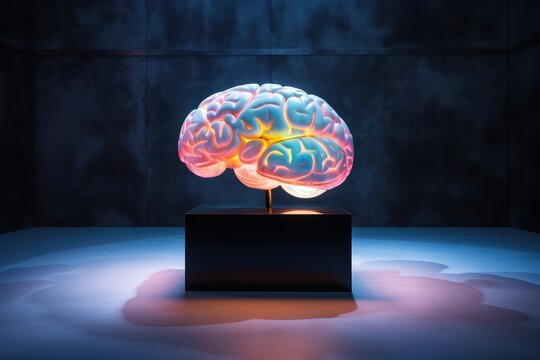 3D brainstorm symbol mindful brain icon, concept mapping and word association. Creative TRIZ, concept fan technique. Lotus Blossom Technique challenging assumptions. SWOT brainstorming mind analysis