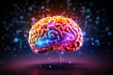 Vibrant colorful brain motley creativity neurocreative processes, cognitive flexibility, divergent thinking. Convergent thinking, human mind axon brainstorming Lateral Thinking,
Mind Mapping Synthesis