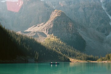 Lake Moraine Banff National Park on 35mm film (Portra 400)