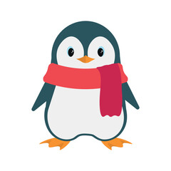 Pinguin Christmas Illustration