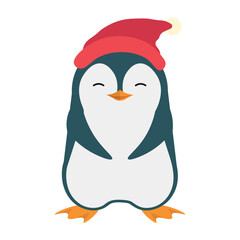Pinguin Christmas Illustration