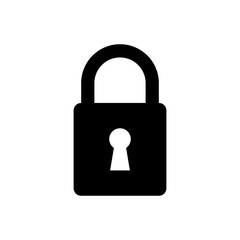 Padlock icon vector design templates simple and modern