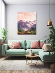 Serenity in the Mountains: Dreamy Passages of Remote Scenic Views - Cottage Wall Art Collection