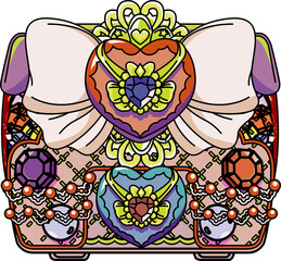 宝石箱（Jewelry box）(PNG)