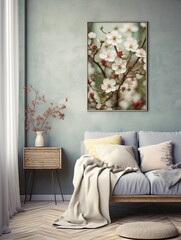 Fresh Spring Blossom Prints: Vintage Art with Wildflowers on Nature�s Springtime Canvas