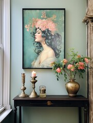 Fresh Spring Blossom Prints: Capturing the Beauty of Spring on Vintage Canvas