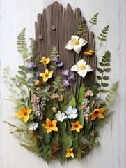 Handcrafted Woodland Wildflowers: Captivating Farmhouse Artistry