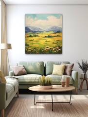 Serene Visions: Peaceful Pastoral Paintings perfect for Relaxing Spaces
