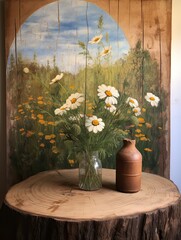 Timeless Impressionist Collections: Vintage Wildflower Impressions and Rustic Landscape Artistry