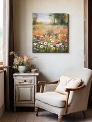 Timeless Impressionist Collections: Vintage Landscape Art and Rustic Paintings Inspired by Wildflower Beauty