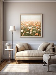 Timeless Impressionist Wildflower Landscapes: Vintage Wall Art Collection