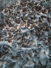 Waves on the beach make one of a kind designs