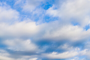 blue sky with clouds