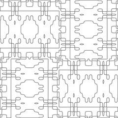 Abstract patterns.Abstract shapes from lines. Vector graphics for design, prints, decoration, cover, textile, digital wallpaper, web background, wrapping paper, clothing, fabric, packaging, cards.