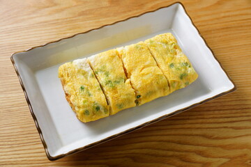 ネギ入り玉子焼き