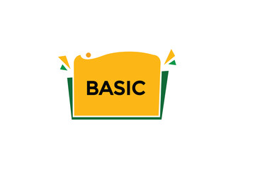 new website, click button learn basic, level, sign, speech, bubble  banner
