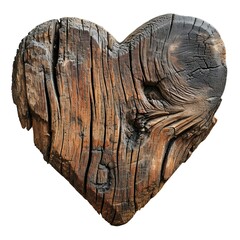 Wooden Love Heart Shape