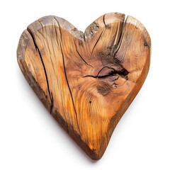 Wooden Love Heart Shape